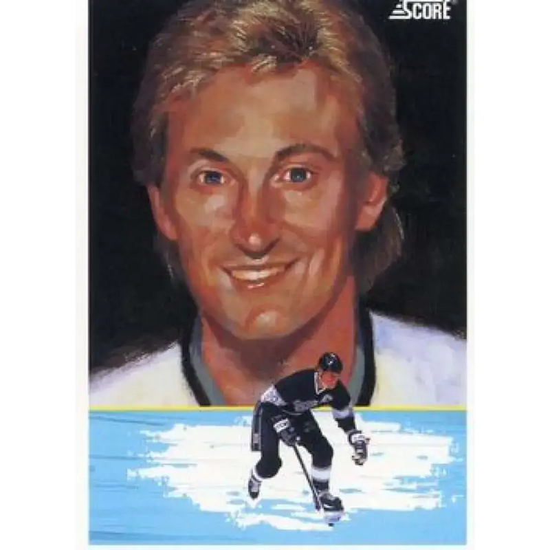 1991-92 Score American #346 Wayne Gretzky NM-MT Los Angeles Kings Hockey Card - Hockey Card Single