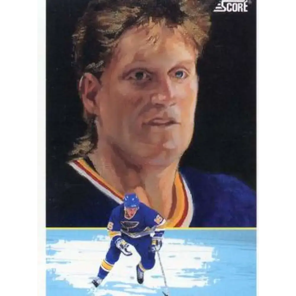 1991-92 Score American #347 Brett Hull NM-MT St. Louis Blues Hockey Card - Hockey Card Single
