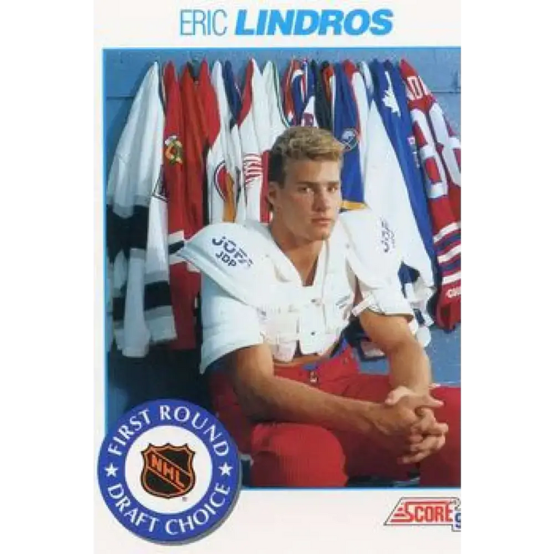 1991-92 Score American #356 Eric Lindros NM-MT Hockey Card - Hockey Card Single