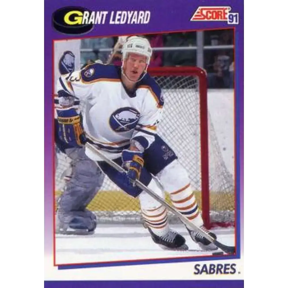 1991-92 Score American #362 Grant Ledyard NM-MT Buffalo Sabres Hockey Card - Hockey Card Single