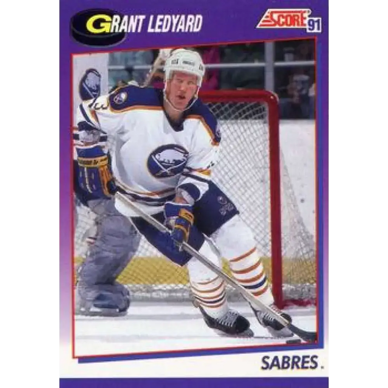 1991-92 Score American #362 Grant Ledyard NM-MT Buffalo Sabres Hockey Card - Hockey Card Single