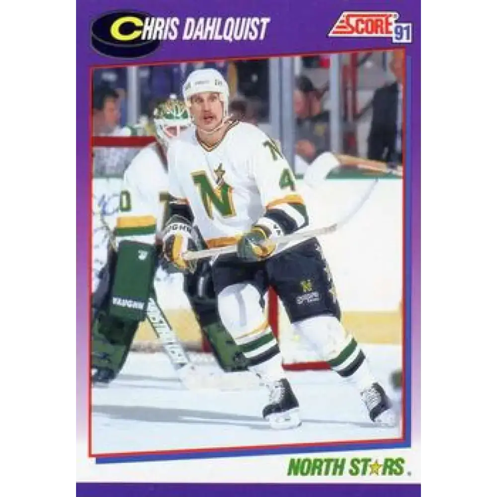 1991-92 Score American #365 Chris Dahlquist NM-MT Minnesota North Stars Hockey Card - Hockey Card Single