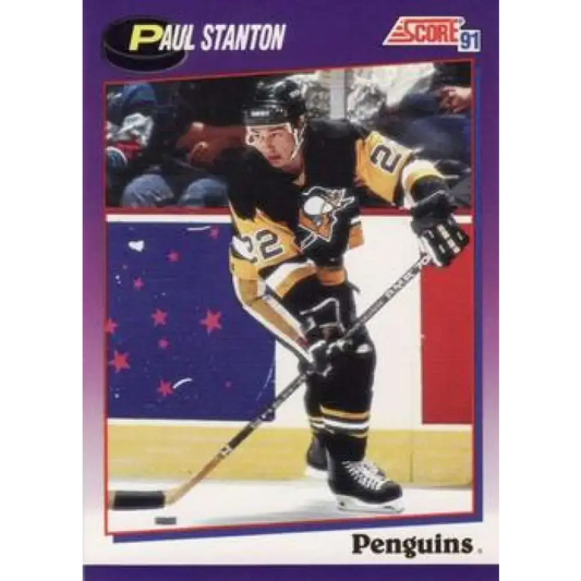 1991-92 Score American #366 Paul Stanton NM-MT Pittsburgh Penguins Hockey Card