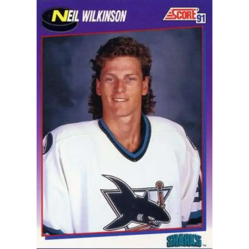 1991-92 Score American #369 Neil Wilkinson NM-MT San Jose Sharks Hockey Card - Hockey Card Single