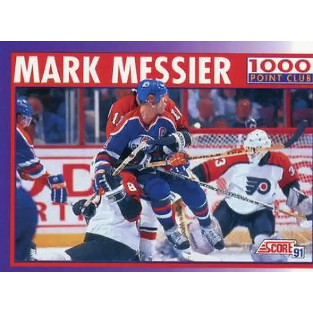 1991-92 Score American #373 Mark Messier NM-MT Hockey Card - Hockey Card Single