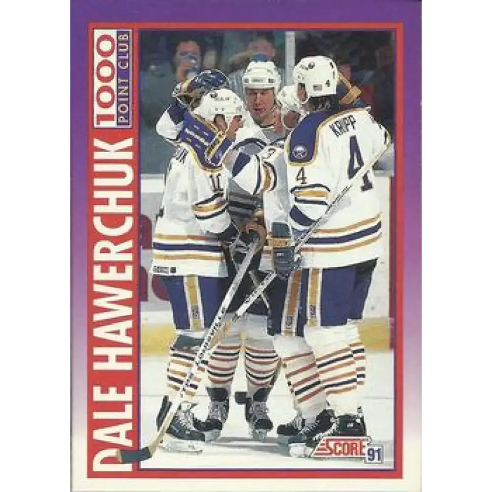 1991-92 Score American #376 Dale Hawerchuk NM-MT Hockey Card - Hockey Card Single