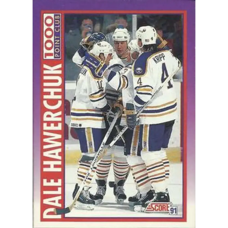 1991-92 Score American #376 Dale Hawerchuk NM-MT Hockey Card - Hockey Card Single
