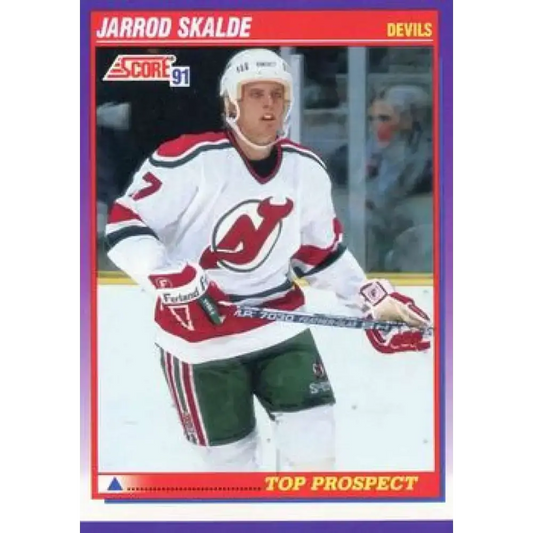 1991-92 Score American #392 Jarrod Skalde NM-MT RC Rookie New Jersey Devils Hockey Card