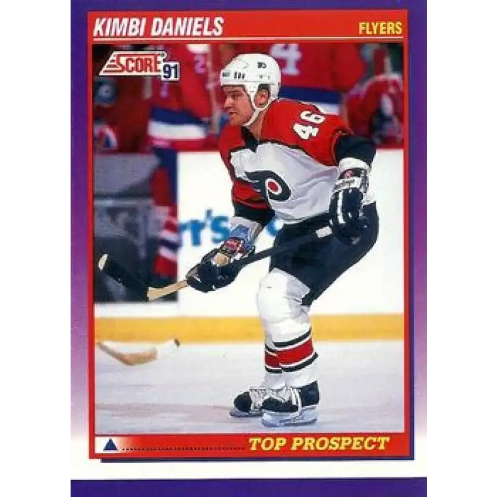 1991-92 Score American #399 Kimbi Daniels NM-MT Philadelphia Flyers Hockey Card - Hockey Card Single