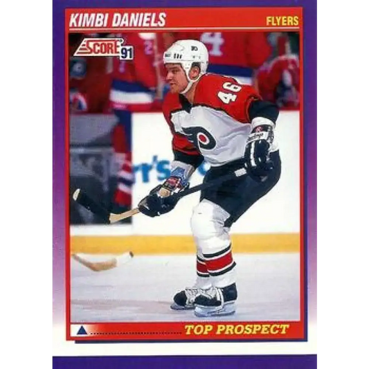 1991-92 Score American #399 Kimbi Daniels NM-MT Philadelphia Flyers Hockey Card - Hockey Card Single