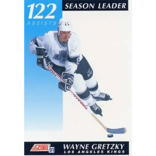 1991-92 Score American #405 Wayne Gretzky NM-MT Los Angeles Kings Hockey Card
