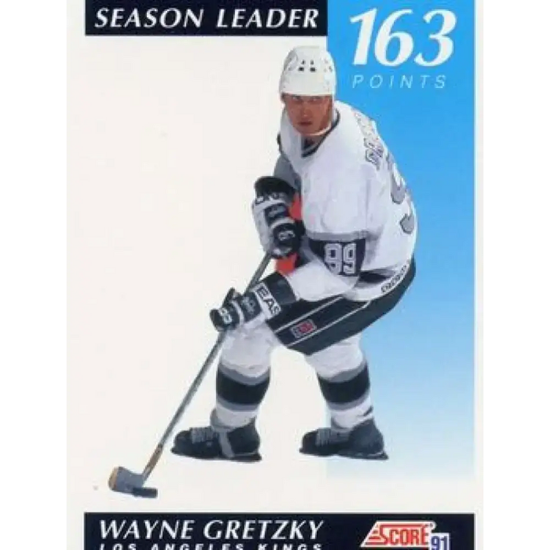 1991-92 Score American #406 Wayne Gretzky NM-MT Los Angeles Kings Hockey Card - Hockey Card Single