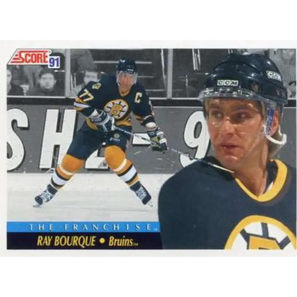 1991-92 Score American #415 Ray Bourque NM-MT Boston Bruins Hockey Card - Hockey Card Single