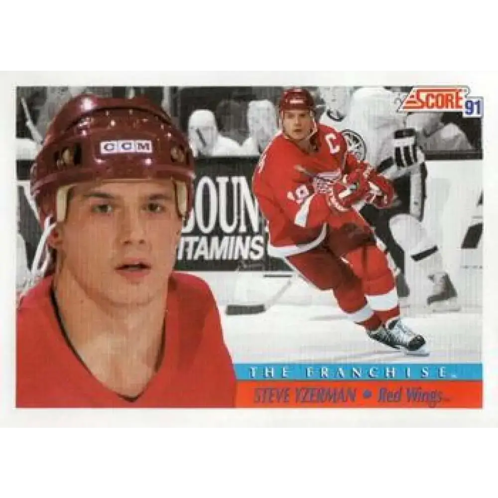 1991-92 Score American #419 Steve Yzerman NM-MT Detroit Red Wings Hockey Card