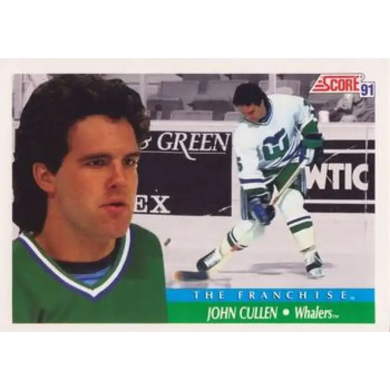 1991-92 Score American #421 John Cullen NM-MT Hartford Whalers Hockey Card - Hockey Card Single