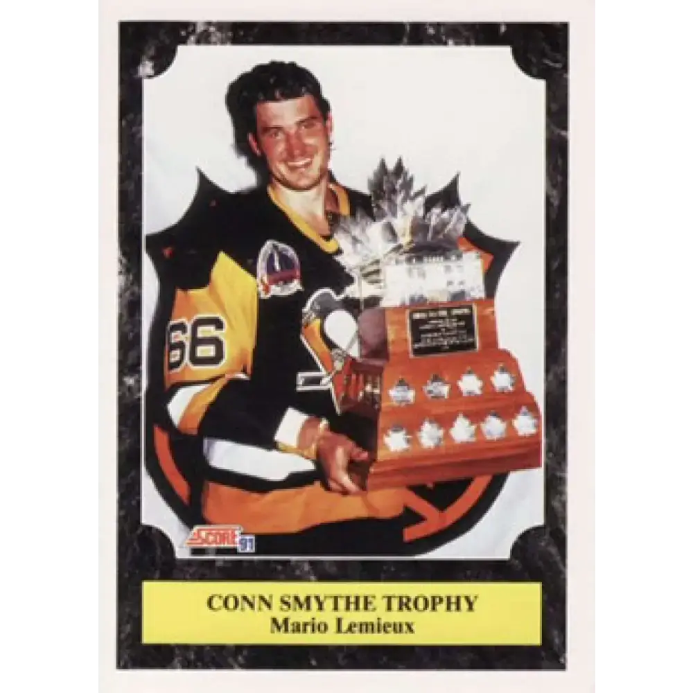 1991-92 Score American #426 Mario Lemieux NM-MT Pittsburgh Penguins Hockey Card - Hockey Card Single