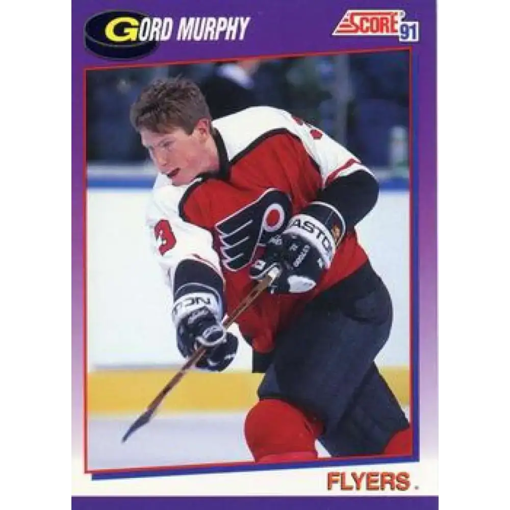 1991-92 Score American #43 Gord Murphy NM-MT Philadelphia Flyers Hockey Card - Hockey Card Single