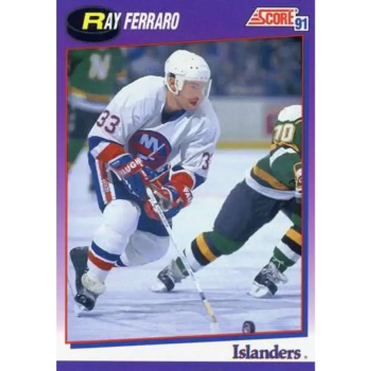 1991-92 Score American #48 Ray Ferraro NM-MT New York Islanders Hockey Card