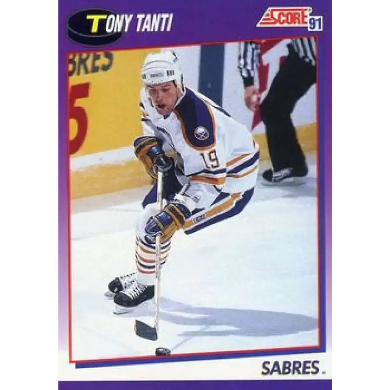 1991-92 Score American #49 Tony Tanti NM-MT Buffalo Sabres Hockey Card