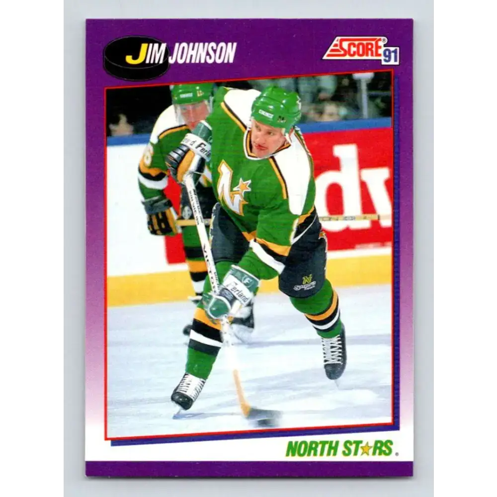 1991-92 Score American #52 Jim Johnson NM-MT Minnesota North Stars Hockey Card - Hockey Card Single