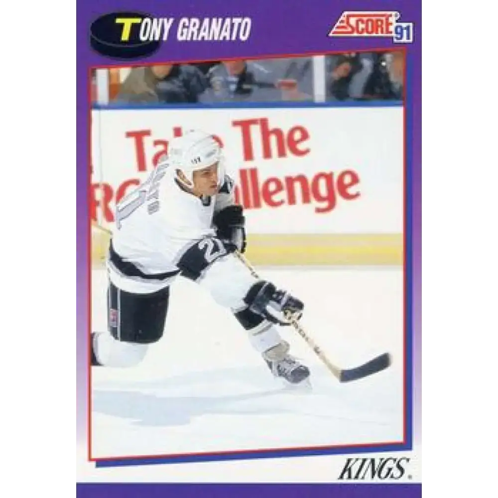 1991-92 Score American #57 Tony Granato NM-MT Los Angeles Kings Hockey Card - Hockey Card Single