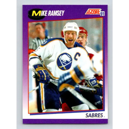 1991-92 Score American #61 Mike Ramsey NM-MT Buffalo Sabres Hockey Card