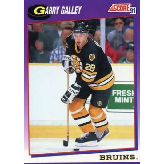 1991-92 Score American #71 Garry Galley NM-MT Boston Bruins Hockey Card