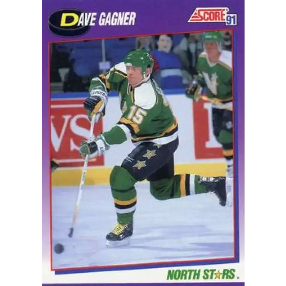 1991-92 Score American #72 Dave Gagner NM-MT Minnesota North Stars Hockey Card - Hockey Card Single