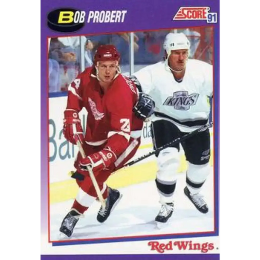 1991-92 Score American #73 Bob Probert NM-MT Detroit Red Wings Hockey Card