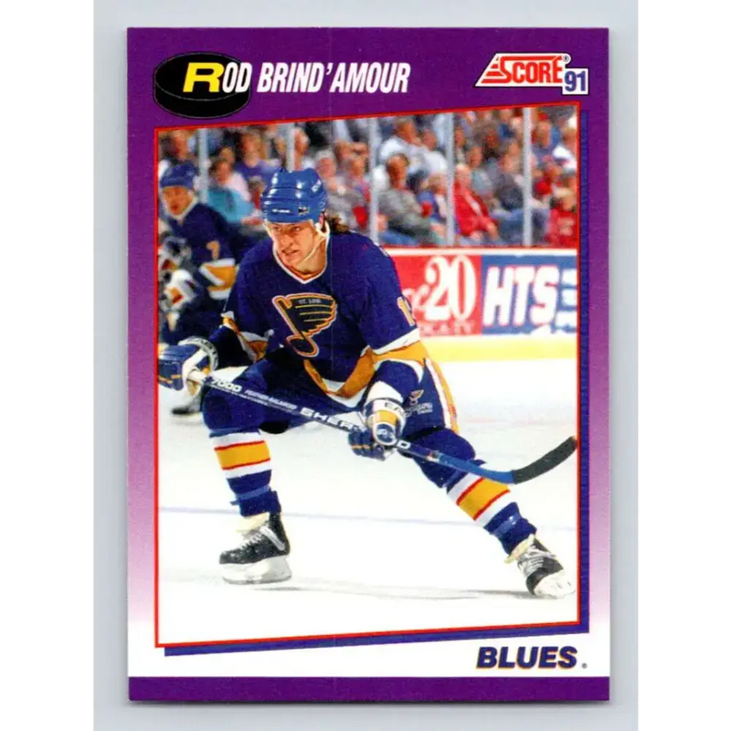 1991-92 Score American #85 Rod Brind’Amour NM-MT St. Louis Blues Hockey Card