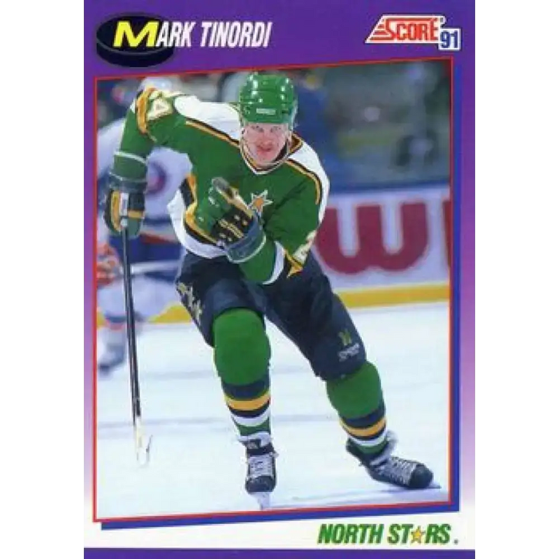 1991-92 Score American #93 Mark Tinordi NM-MT Minnesota North Stars Hockey Card - Hockey Card Single