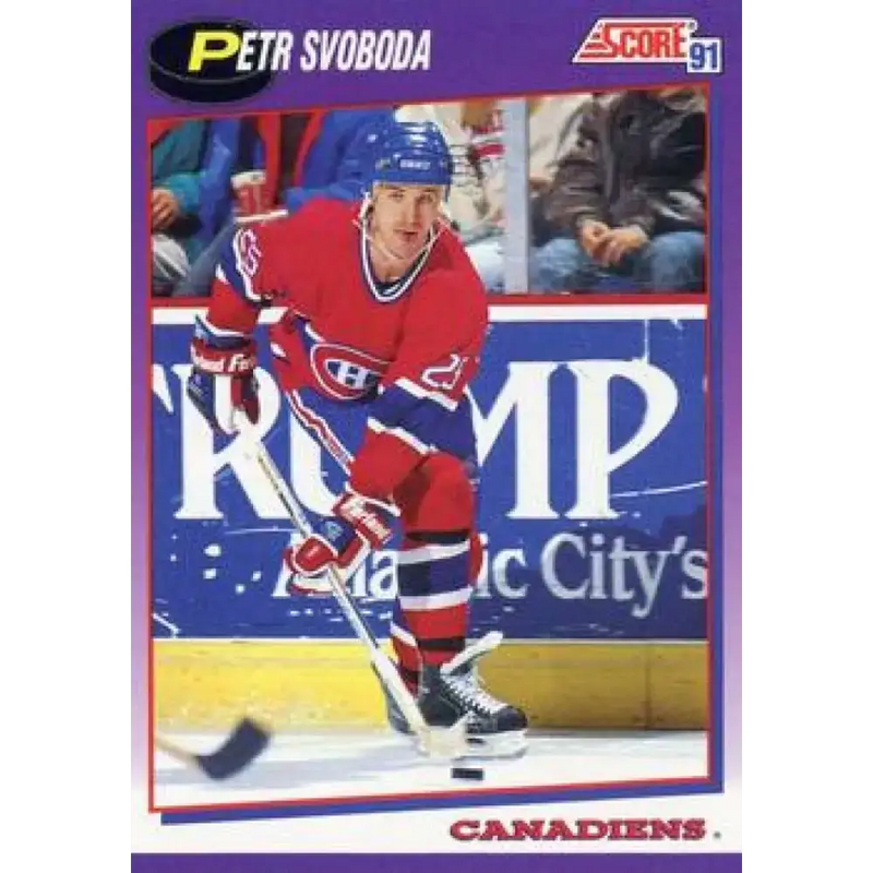 1991-92 Score American #95 Petr Svoboda NM-MT Montreal Canadiens Hockey Card