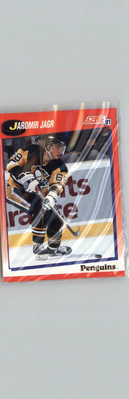 1991-92 Score Canadian Bilingual #98 Jaromir Jagr Pittsburgh Penguins - Hockey Card Single