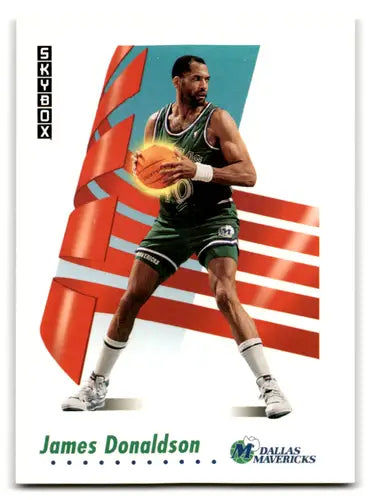 1991-92 SkyBox #59 James Donaldson NM Near Mint Mavericks ID:82359 - Basketball Card Single