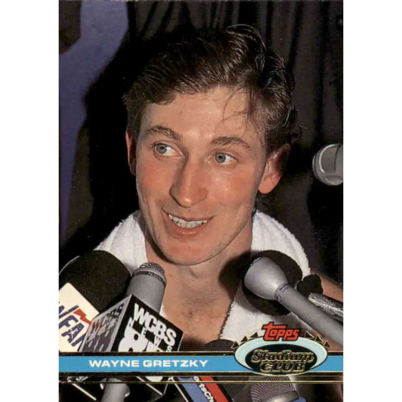 1991-92 Topps Stadium Club #1 Wayne Gretzky NM-MT Los Angeles Kings Hockey Card - Hockey Card Single