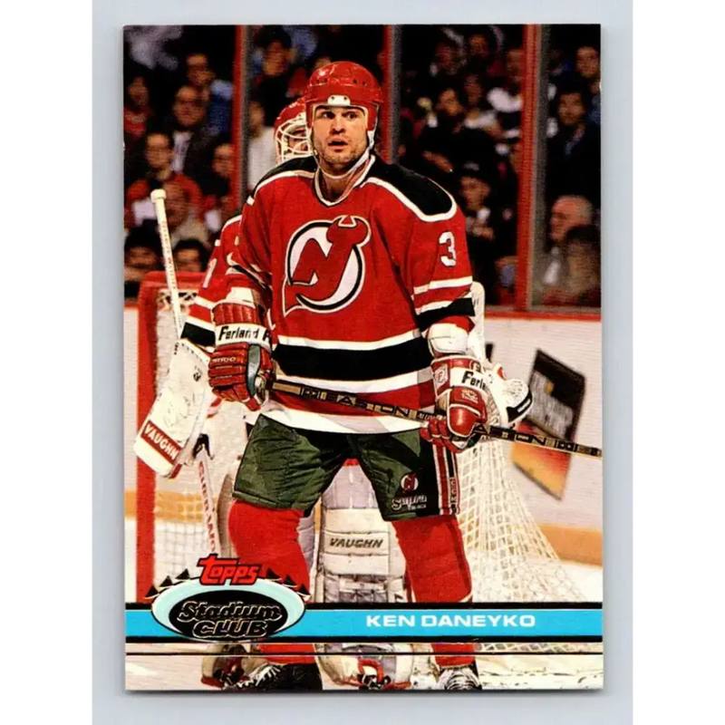1991-92 Topps Stadium Club #103 Ken Daneyko NM-MT New Jersey Devils Hockey Card - Hockey Card Single
