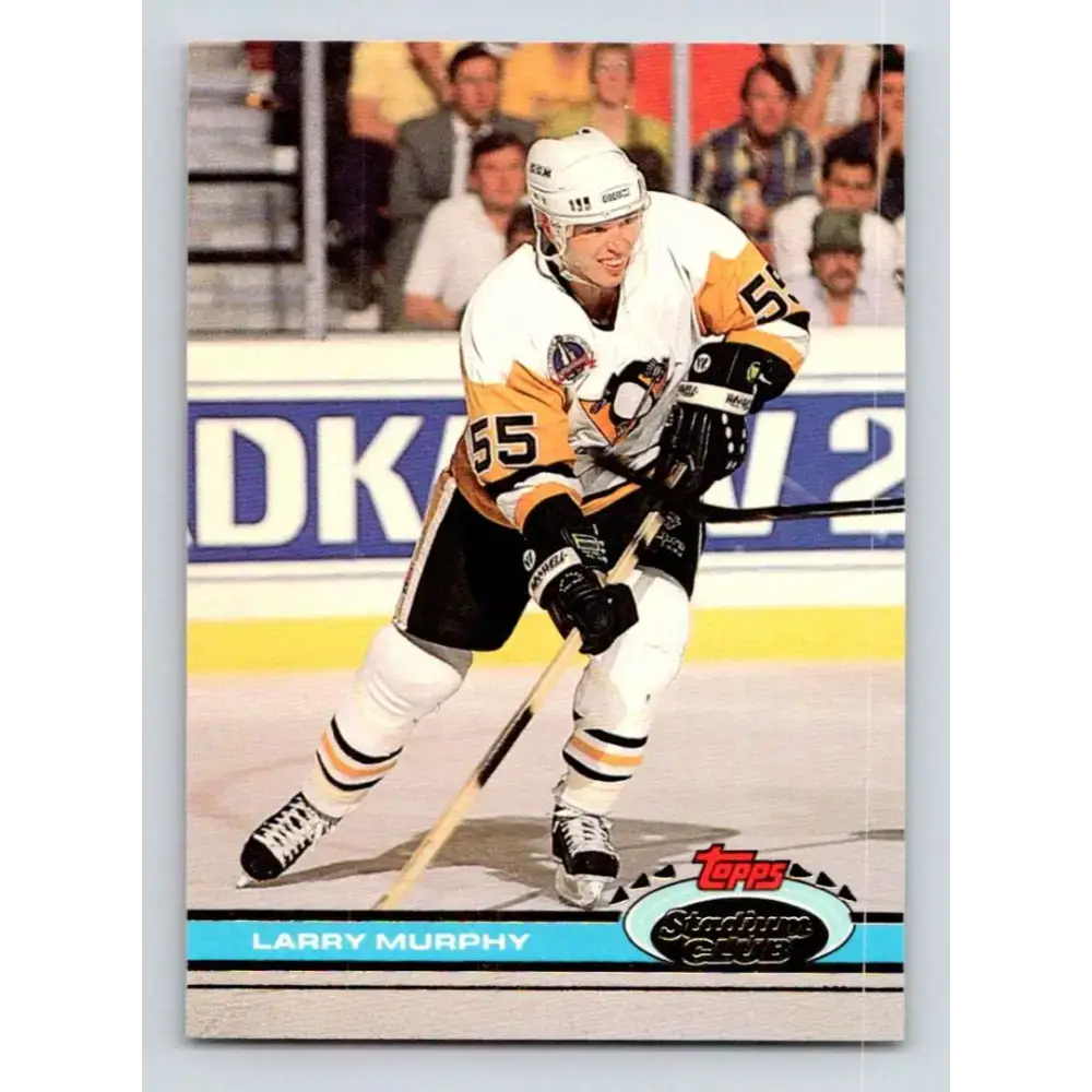 1991-92 Topps Stadium Club #112 Larry Murphy NM-MT Pittsburgh Penguins Hockey Card - Hockey Card Single