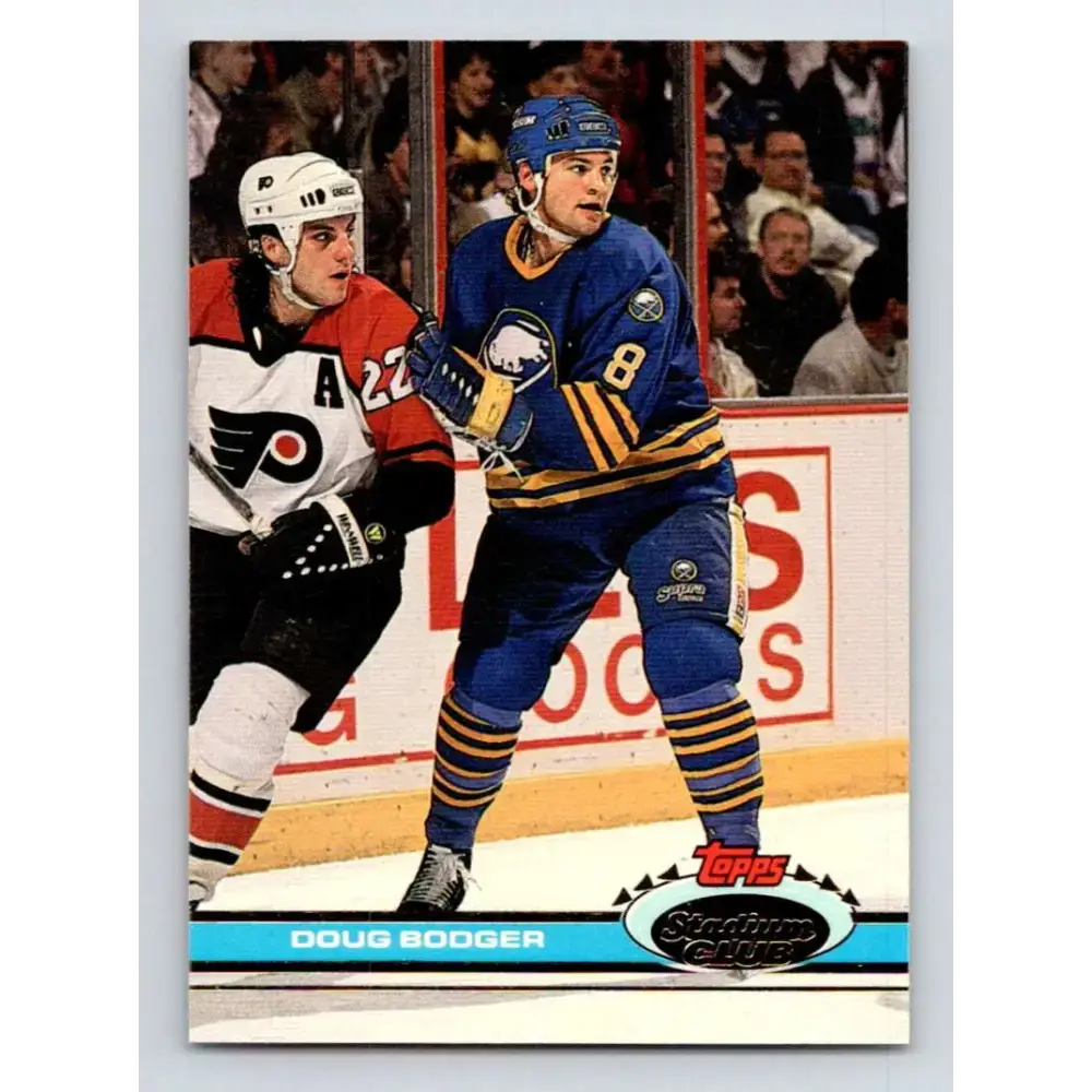 1991-92 Topps Stadium Club #114 Doug Bodger NM-MT Buffalo Sabres Hockey Card - Hockey Card Single
