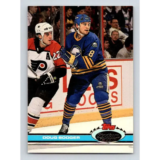 1991-92 Topps Stadium Club #114 Doug Bodger NM-MT Buffalo Sabres Hockey Card - Hockey Card Single