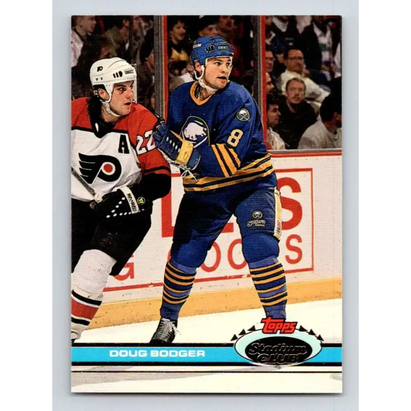 1991-92 Topps Stadium Club #114 Doug Bodger NM-MT Buffalo Sabres Hockey Card - Hockey Card Single