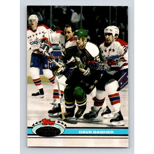 1991-92 Topps Stadium Club #117 Dave Gagner NM-MT Minnesota North Stars Hockey Card - Hockey Card Single