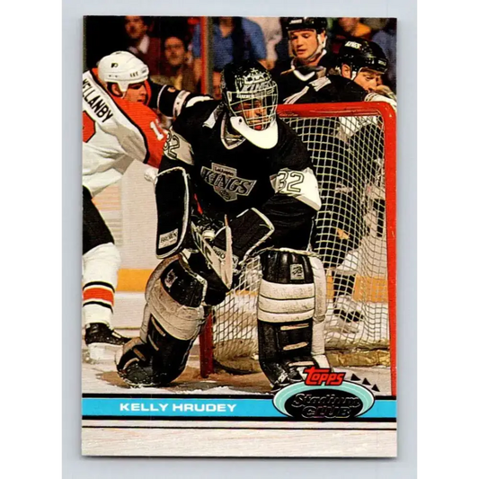 1991-92 Topps Stadium Club #120 Kelly Hrudey NM-MT Los Angeles Kings Hockey Card - Hockey Card Single