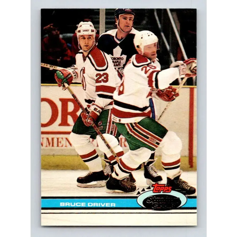 1991-92 Topps Stadium Club #122 Bruce Driver NM-MT New Jersey Devils Hockey Card - Hockey Card Single
