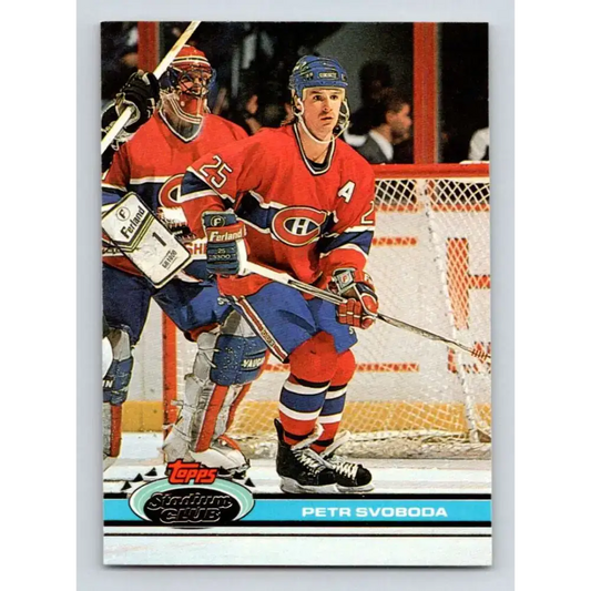 1991-92 Topps Stadium Club #127 Petr Svoboda NM-MT Montreal Canadiens Hockey Card - Hockey Card Single