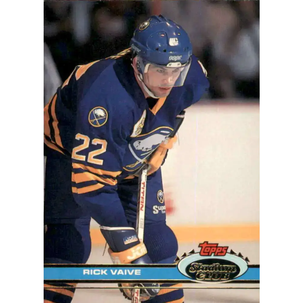 1991-92 Topps Stadium Club #13 Rick Vaive NM-MT Buffalo Sabres Hockey Card - Hockey Card Single