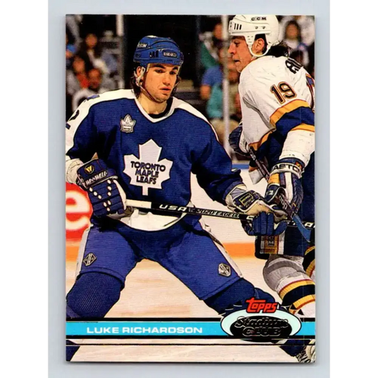 1991-92 Topps Stadium Club #172 Luke Richardson NM-MT Philadelphia Flyers Hockey Card - Hockey Card Single