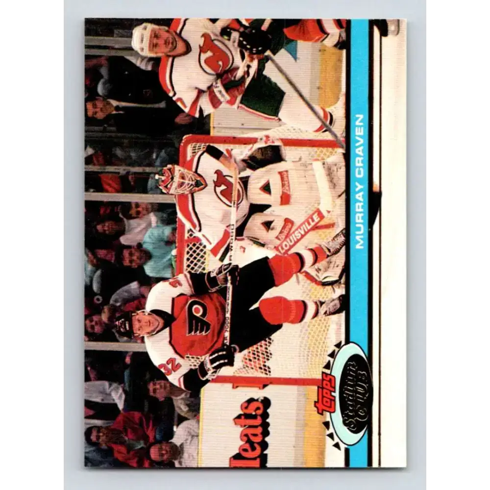 1991-92 Topps Stadium Club #176 Murray Craven NM-MT Philadelphia Flyers Hockey Card - Hockey Card Single