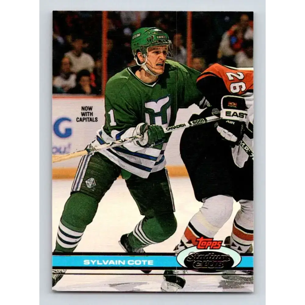 1991-92 Topps Stadium Club #183 Sylvain Cote NM-MT Washington Capitals Hockey Card - Hockey Card Single