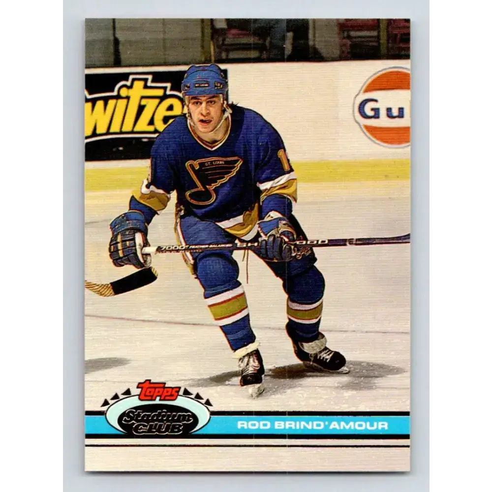 1991-92 Topps Stadium Club #184 Rod Brind’Amour NM-MT St. Louis Blues Hockey Card - Hockey Card Single
