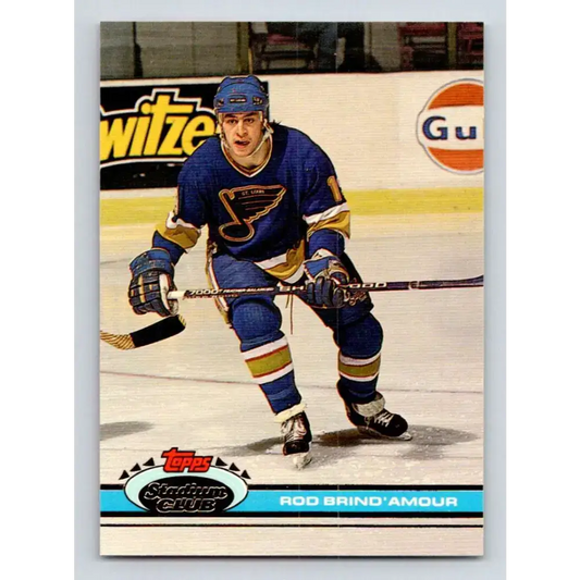 1991-92 Topps Stadium Club #184 Rod Brind’Amour NM-MT St. Louis Blues Hockey Card - Hockey Card Single